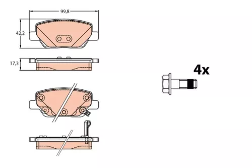 Brake Pad Set, disc brake