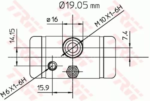 TRW Wheel Brake Cylinder (BWD291)