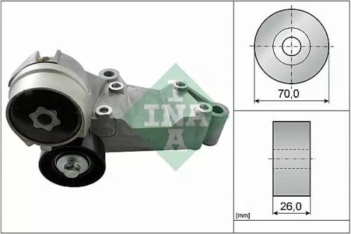 Belt Tensioner, V-ribbed belt