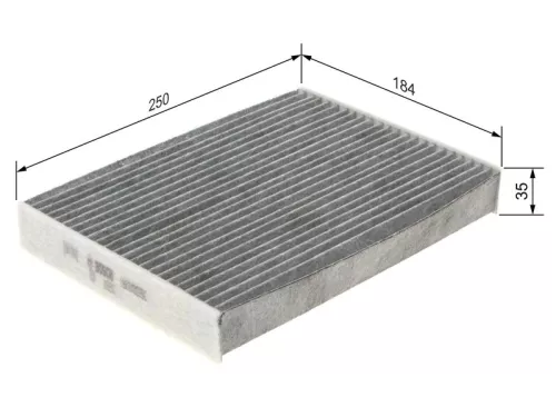 BOSCH Filter, cabin air (1987435556)