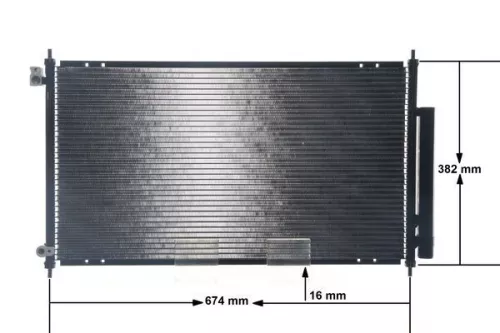 MAHLE Condenser, air conditioning (AC467001S)