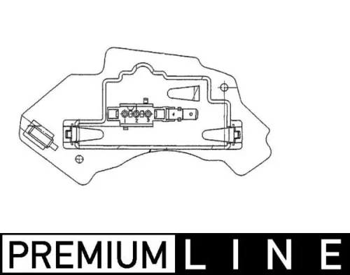 MAHLE Regulator, interior blower (ABR28000P)