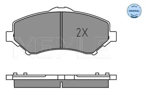 MEYLE Brake Pad Set, disc brake (0252460417)