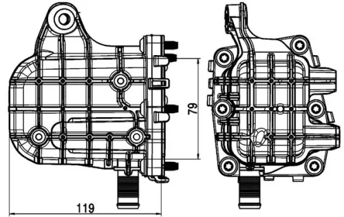 MAHLE Cooler, exhaust gas recirculation (CE4000P)