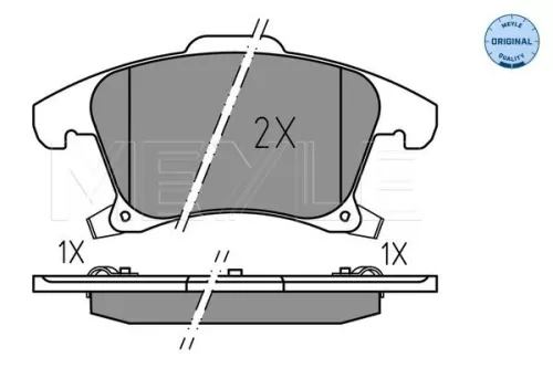 MEYLE Brake Pad Set, disc brake (0252226920)