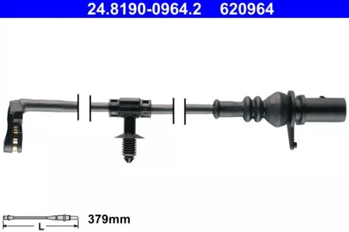 ATE Warning Contact, brake pad wear (24.8190-0964.2)