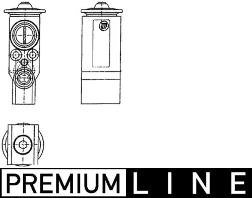 MAHLE Expansion Valve, air conditioning (AVE90000P)