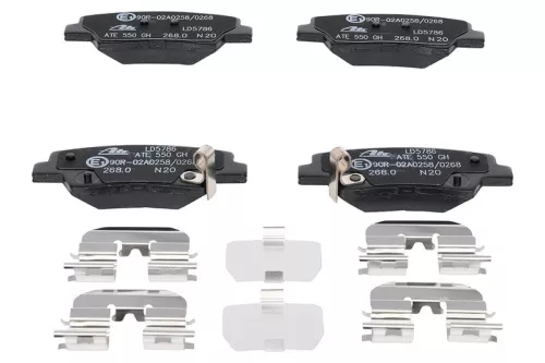 ATE Brake Pad Set, disc brake (13.0470-5786.2)