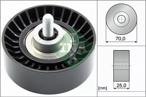 Schaeffler INA Deflection/Guide Pulley, V-ribbed belt (532065510)