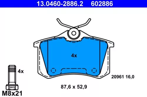 Brake Pad Set, disc brake