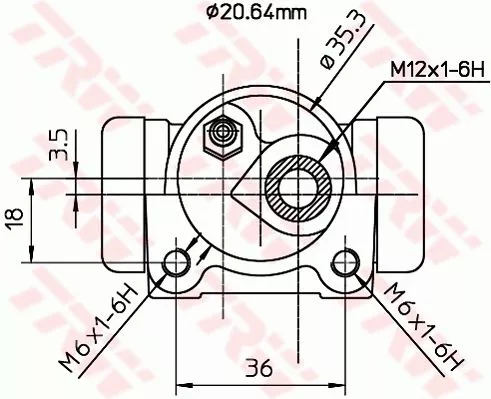 TRW Wheel Brake Cylinder (BWF171)