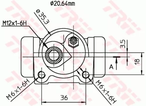 TRW Wheel Brake Cylinder (BWF170)