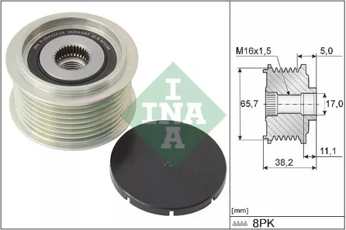 Schaeffler INA Alternator Freewheel Clutch (535027410)