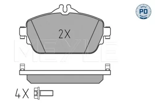 MEYLE Brake Pad Set, disc brake (0252203219/PD)