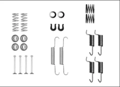 TEXTAR Accessory Kit, parking brake shoes (97042500)