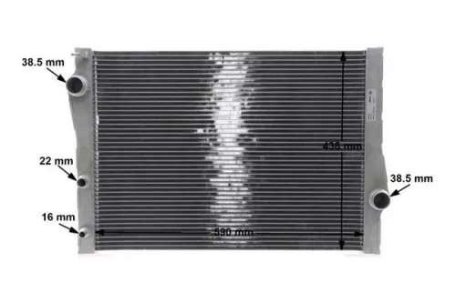 MAHLE Radiator, engine cooling (CR1049000S)