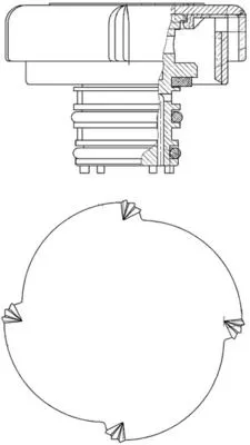 MAHLE Cap, coolant tank (CRB22000P)