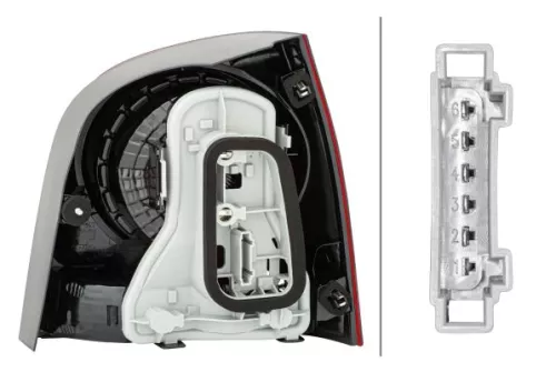 HELLA Tail Light Assembly (2VA965303-071)