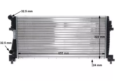 MAHLE Radiator, engine cooling (CR2057000S)