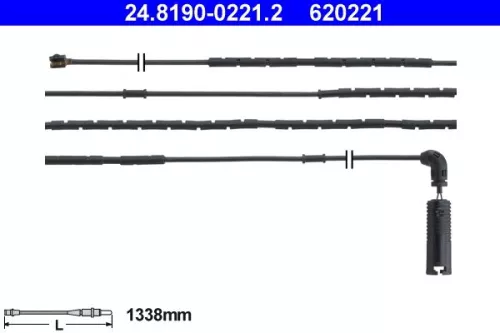 ATE Warning Contact, brake pad wear (24.8190-0221.2)