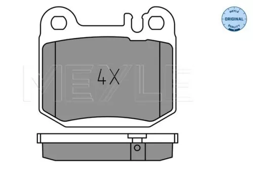 MEYLE Brake Pad Set, disc brake (0252315715)