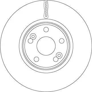 TRW Brake Disc (DF6233S)