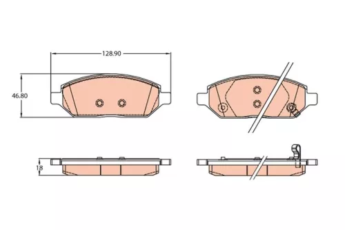Brake Pad Set, disc brake