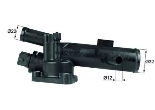 MAHLE Thermostat, coolant (TI3989)