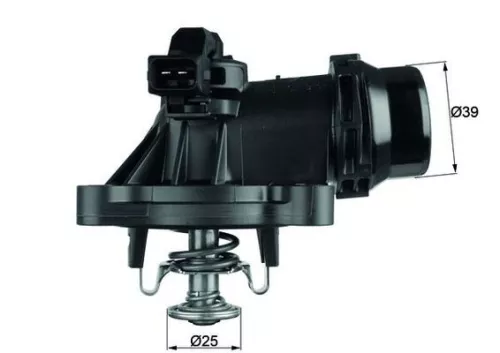 MAHLE Thermostat, coolant (TM18105)