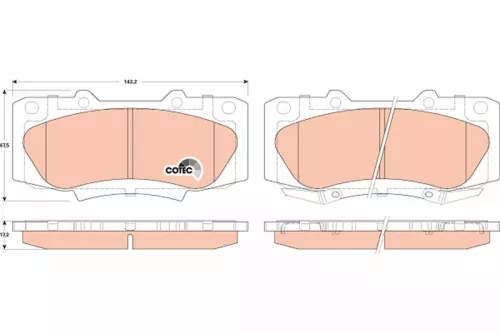 Brake Pad Set, disc brake