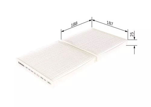 BOSCH Filter, cabin air (1987432242)