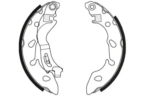 TRW Brake Shoe Set (GS8796)