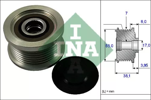Alternator Freewheel Clutch