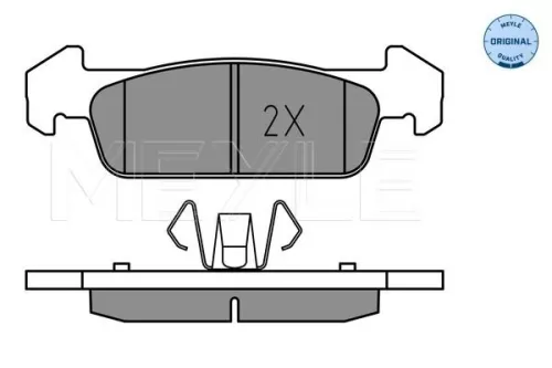 MEYLE Brake Pad Set, disc brake (0252573817)