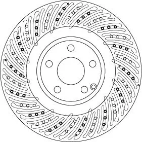 TRW Brake Disc (DF6674S)