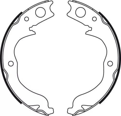 TRW Brake Shoe Set, parking brake (GS8753)