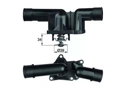 MAHLE Thermostat, coolant (TI2495)