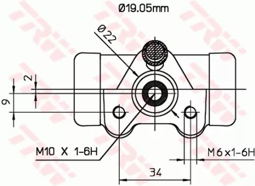 TRW Wheel Brake Cylinder (BWD127)