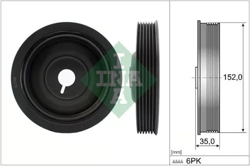 Schaeffler INA Alternator Freewheel Clutch (535017010)