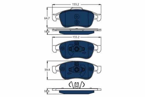 Brake Pad Set, disc brake