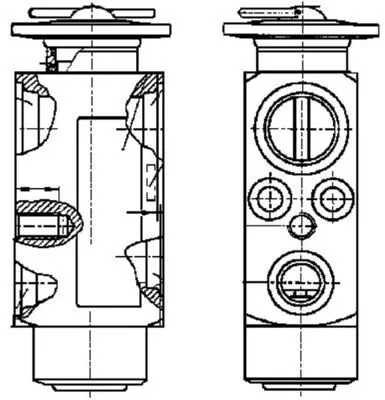 MAHLE Expansion Valve, air conditioning (AVE88000P)