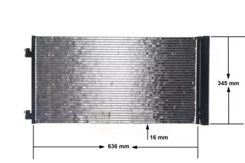 MAHLE Condenser, air conditioning (AC751000S)