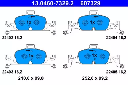 Brake Pad Set, disc brake