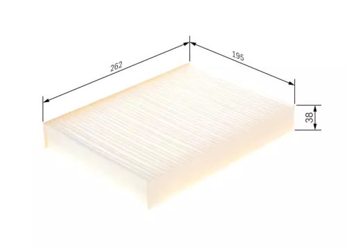 BOSCH Filter, cabin air (1987435082)