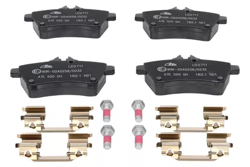 ATE Brake Pad Set, disc brake (13.0470-2711.2)