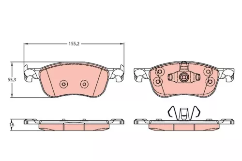 Brake Pad Set, disc brake