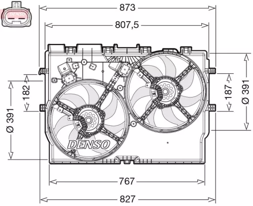 Sensor, exhaust gas temperature
