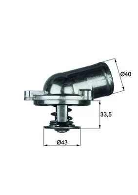 Thermostat, coolant