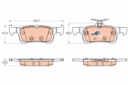 Brake Pad Set, disc brake