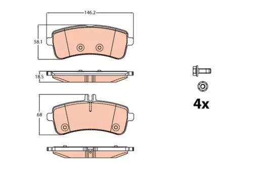 Brake Pad Set, disc brake
